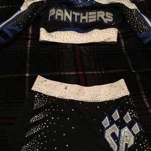 Cheer athletics panthers uniform (Sold)